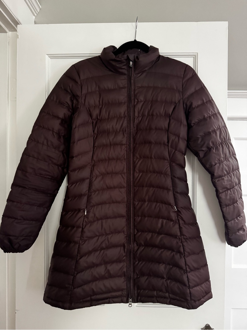 Patagonia Quilted Long Puffer Jacket - Chocolate Brown